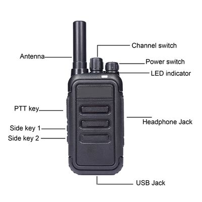 WKTK Handheld VHF UHF Radio Long Range Intercom System voor Restaurant Management