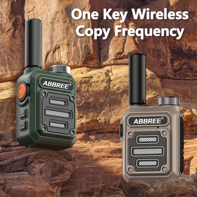 ABBREE AR-63 draadloze walkie-talkie voor jagen Kleur Camo/Brown Talk Bereik 3km-10km