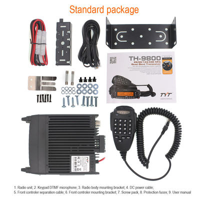 TYT TH-9800 Car Radio 50W Walkie Talkie met 100 km lange afstand en 209 opslagkanalen
