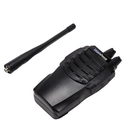 2W uitgangsvermogen Walkie Talkie met antenneimpedantie van 50Ω en oplaadbare batterij