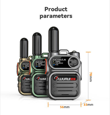 4G draadloze mini-walkie-talkie voor satellietcommunicatie op lange afstand