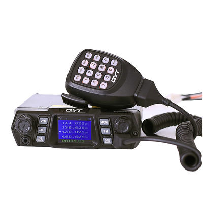 QYT KT-980plus Car Mobile Radio VHF 75W UHF 15-30km Walkie Talkie voor voertuig