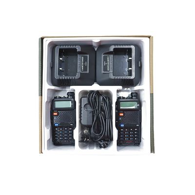 Handheld Walkie Talkie BF UV5R 8w Dual Band UHF VHF Ham Radio 400-470MHz 3km bereik