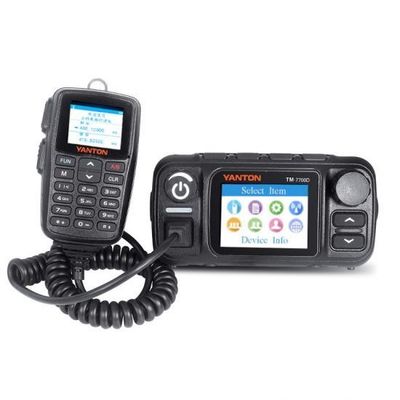 LTE IP-netwerk POC UHF VHF mobiele auto-radio met 4G LTE POC 25w Dual Band Analog Radio