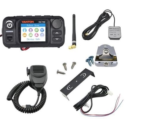 LTE IP-netwerk POC UHF VHF mobiele auto-radio met 4G LTE POC 25w Dual Band Analog Radio