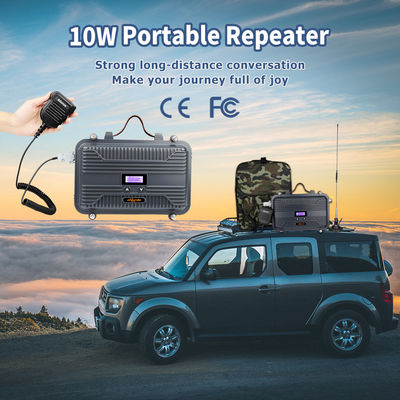 Marine Car Radio Full Duplex Two Way Radio Repeater LCD Mini UHF of VHF 10W Aanpasbaar