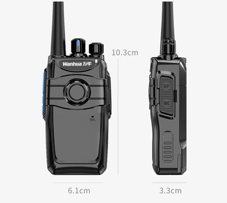 Professionele Walkie Talkie Dual Band Earpiece Headset met PTT Mic Output Power 3W