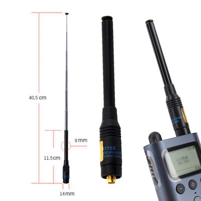 Automobilische mobiele handheld walkie-talkie antenne WKTKantenna 2.15dBi Gain 430MHz