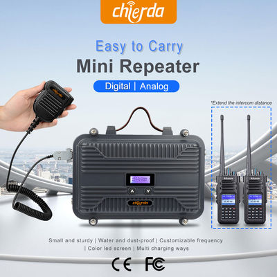 CTCSS/DCS Encode and Decode Network Aanpasbaar 10W Full Duplex Walkie Talkie Repeater