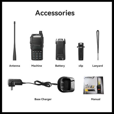 Baofeng UV-82 Walkie Talkie VHF UHF Frequency Type voor PTT-communicatie in Pakistan
