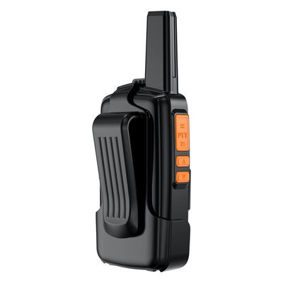 5W draagbare tweerichtingsradio's in zwarte kleur met oplaadbare batterij en USB-oplader