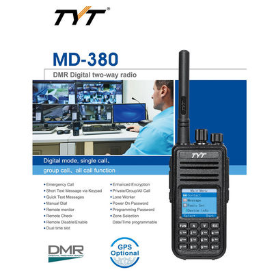 TYT MD-380 GPS Draagbare Walkie Talkie Perfecte voor uw communicatiebehoeften