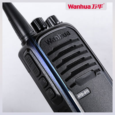 Zwarte Wanhua HTD815 Walkie Talkie 5W/8W Optioneel bereik van 10 km voor communicatiebehoeften