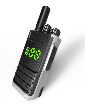Tweeweg radio walkie-talkies met 200g Li-ion batterij en waterbestendig niveau IPX-1