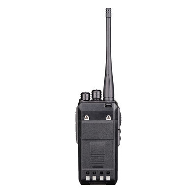 UHF Ham Radio Handheld Walkie Talkie Zwart 5W Uitgangsvermogen 3800mAh Intercoms Woki Toki