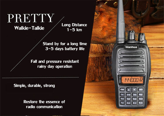 OEM Aanpassen Walkie Talkie Type 4G POC WH118 Digitale Radio Zwart UHF VHF Professionele