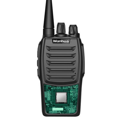Zwarte walkie-talkie band draagbare tweerichtingsradio Perfect voor wandelen Camping apparatuur