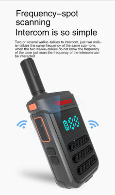 G68 Tweewegradios Walkie Talkies met 2W/0,5W uitgangsvermogen en langeafstandsantenne