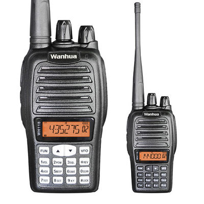 Wanhua WH118 Dual-band Handheld Radio 189g Walkie Talkie voor communicatie op lange afstand