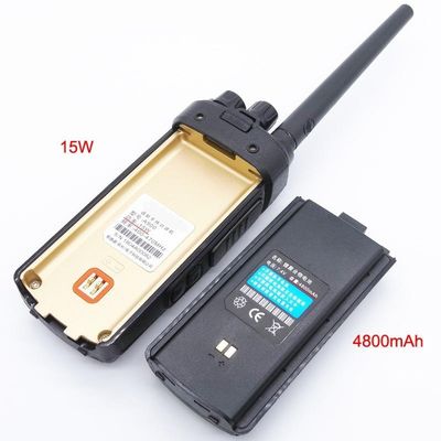 Langeafstandswalkie-talkie met GPS-functie en 4G IP-radiofrequentietype VHF UHF