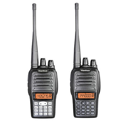 Wanhua WH118 Dual-band Handheld Radio 189g Walkie Talkie voor communicatie op lange afstand