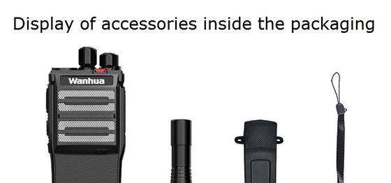 Geactiveerde handheld walkie-talkies WANHUA HTD502 met 0-5km Talk Range