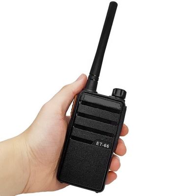 Mini twee-kanaalscanner walkie-talkie-set ET-66 voor communicatie op lange afstand