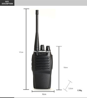 Walkie-talkies Hoog vermogen 2 Watt 16 kanalen met 10 km bereik en 3800 mAh Big Battery