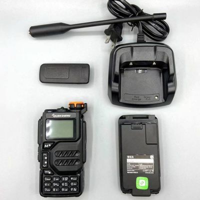 Dual Band High Power Walkie Talkie Style VHF/UHF Two Way Radio met 3000mAh batterij