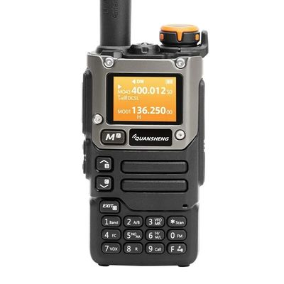 Dubbele band analoog radio tweeweg walkie-talkie zwart handheld voor soepele communicatie