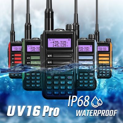 UV-16 High Power Walkie Talkie Recharger Long Range Waterdicht Transceiver Ham Tweeweg Radio