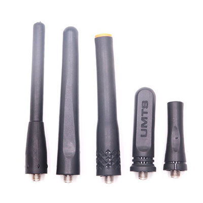 Zwarte 2w UHF VHF Fm Walkie Talkie Rubber Antenne voor communicatie op lange afstand