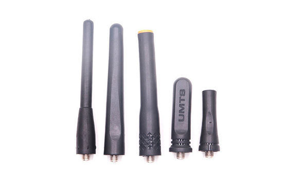 Zwarte 2w UHF VHF Fm Walkie Talkie Rubber Antenne voor communicatie op lange afstand