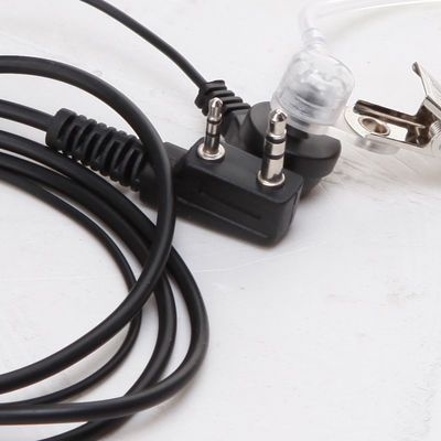 OEM-logo PTT Air Acoustic Tube Earphone voor Walkie Talkie Portable Radio Headset
