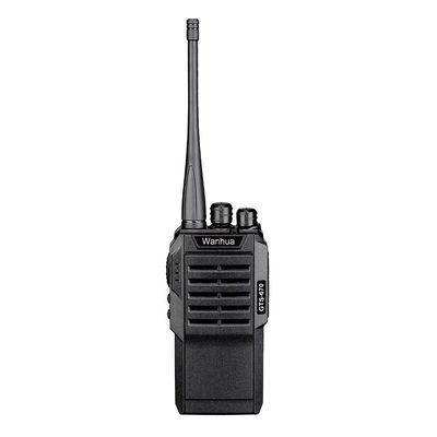 Zwarte walkie-talkie-radio voor langeafstandsfuncties