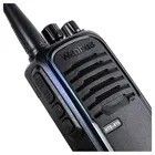 Zwarte walkie-talkie-radio voor langeafstandsfuncties
