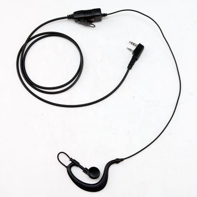 G Shape Ear Hook Earphone Handsfree In-Line Ptt Headset voor Walkie Talkie Communicatie