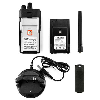 128*60*33mm Walkie Talkie UHF Two Way Radio Transmitter voor 400-470MHz frequentiebereik