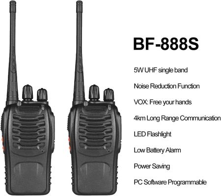 DMR Professionele Radio BF-888S UHF Dual Band Draagbare Tweeweg Handheld Walkie Talkie