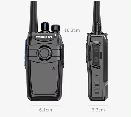 Handheld walkie-talkie intercom systeem voor bankrekenaar 103*61*33MM 16 opslagkanalen