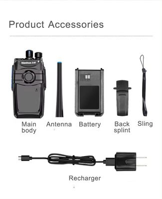 Handheld walkie-talkie intercom systeem voor bankrekenaar 103*61*33MM 16 opslagkanalen