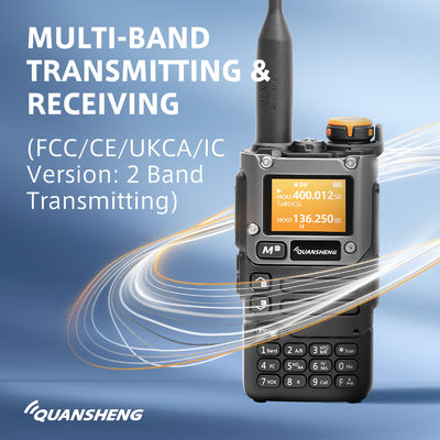 VHF UHF Quansheng UV-K58 Dual Band Walkie Talkie Two Way Radio met 200 opslagkanalen