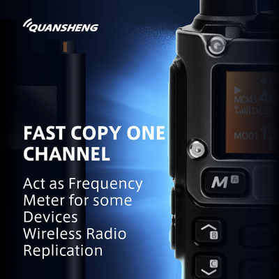 VHF UHF Quansheng UV-K58 Dual Band Walkie Talkie Two Way Radio met 200 opslagkanalen