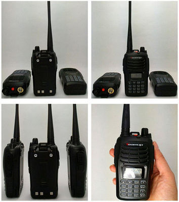 De krachtigste T550 VHF/UHF walkie-talkie met 4W uitgangsvermogen en 16 opslagkanalen