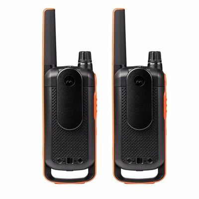 T82 GMRS Radio Mini Walkie Talkie 20 kanalen 1-10km bereik Oranje Handlamp