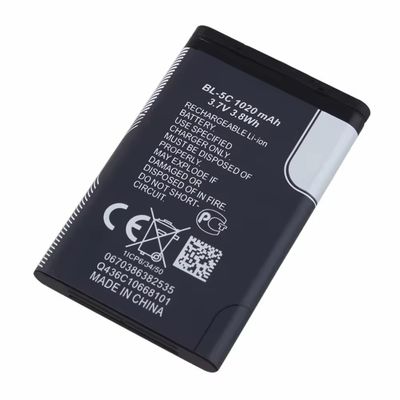 Langdurige BL-5C Li-ion batterij voor Nokia1100 1600 E60 N70 Levensduur Meer dan 500 keer