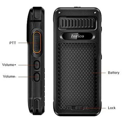 4G-netwerk Two Way Radio Zello T310 Robuuste 4G Poc Mobiele telefoon met 2,4 inch Klein toetsenbord