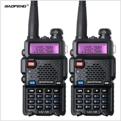 Drop Shipping 3-5km Draagbare Baofeng UV5R UV5R UV-5R UV5R Handheld Walkie Talkie