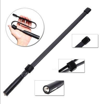 VHF/UHF 144/527MHz Walkie Talkie Antenne met opvouwbaar ontwerp en 1W uitgangsvermogen
