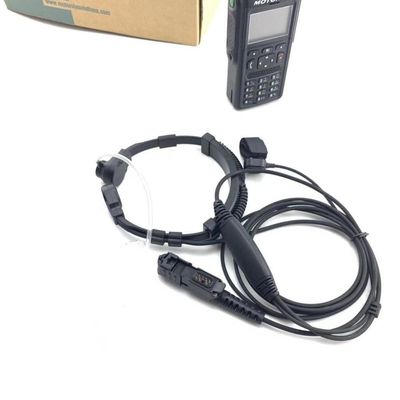 Motorola MTP3150 3250 6750 zware keelmicrofoon met akoestische buis koptelefoon